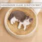 Grass Nest Bowl-shaped Cat Scratching Board Wear-resistant Cat Claw Cat Nest Woven Rattan Nest Willow Pet Toy Supplies