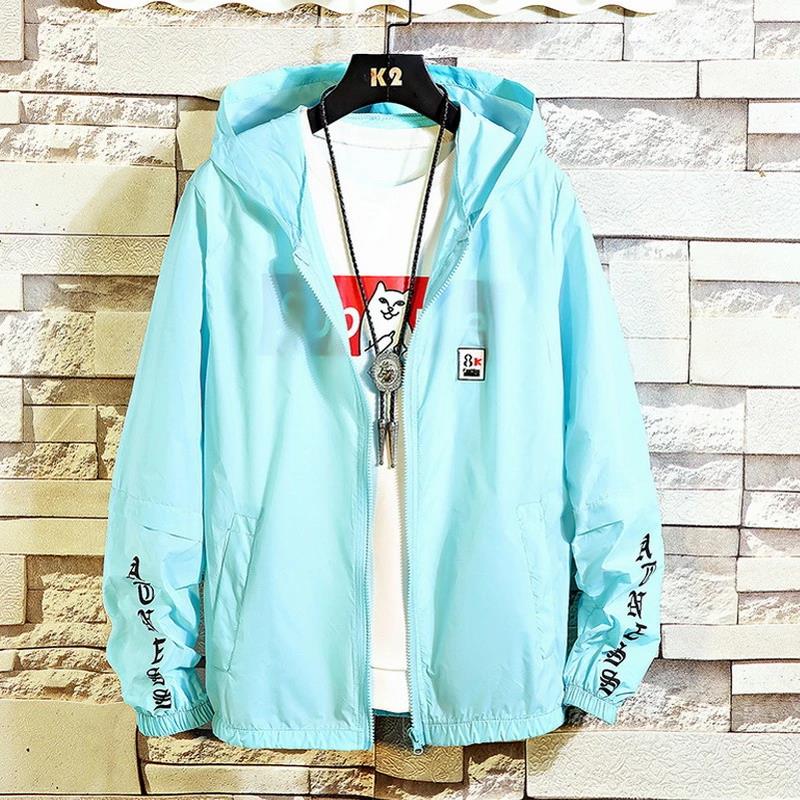 Sun Protection Clothing Men's Jacket Ultra-thin Breathable UV Protection Men's Skin Clothing Summer Outdoor Windbreaker Men