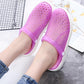 Hole Shoes Female Korean Students Wear Crystal Beach Baotou Half Drag Non-slip Flat Bottom Sandals and Slippers Male XL 45
