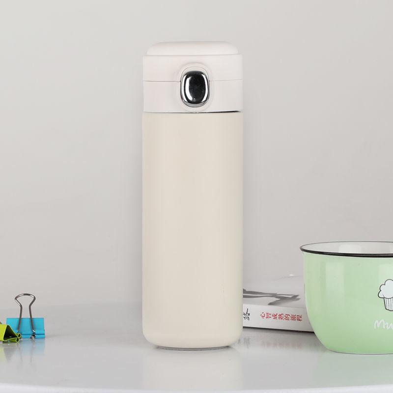 Thermos Cup 304 Stainless Steel Vacuum Flask Cute Male and Female Student Water Cup Winter Water Cup Milk Cup Business Cup Drinking Cup