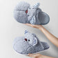 Autumn and Winter Bobby Bear Cotton Slippers Indoor Non-slip Warm Flat Shoes Comfortable and Casual