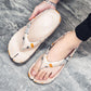 Men's and Women's Household Soft Sole Flip Flops Spring Summer Soft Slippers Non-slip Large Size Outdoor Beach Slippers