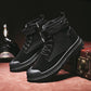 Men Fashion Winter Warm Retro Martin Short Boots Round Toe Outdoor Shoes Ankle Strap