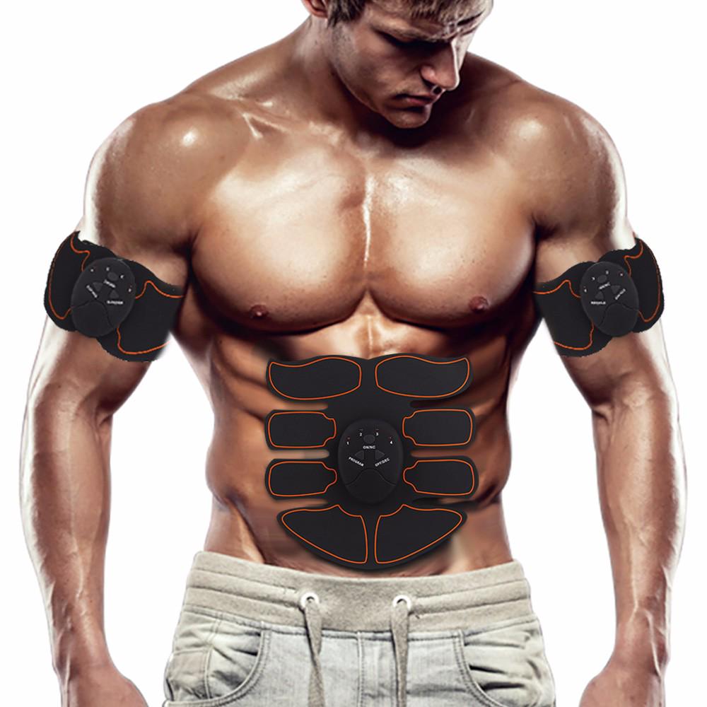Electric Stimulators Massager Abdominal Muscle Exerciser Belly Arm Exercise Home Fitness Equipment