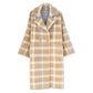Wool Coat Women's Autumn Winter Jacket Long-sleeved Blazer Outwear Ladies long woolen coat overcoat