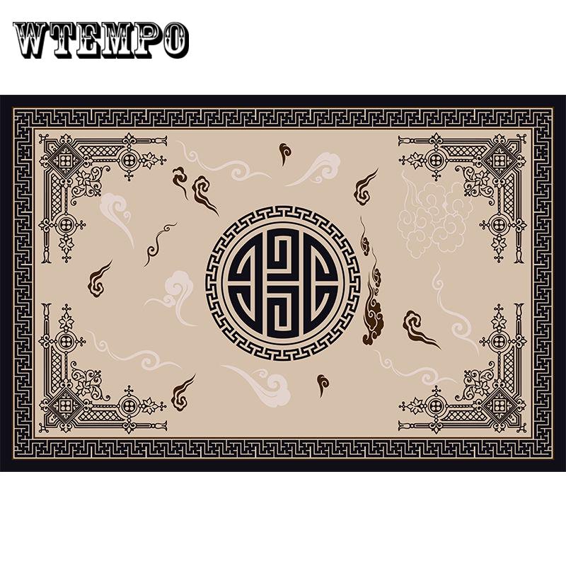 High-density Cotton Mats Simple Chinese Carpet Elegant  Blanket Exported