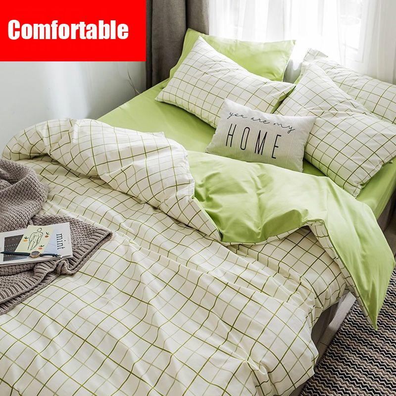 High Quality Bedding Set Cartoon printing cute bedding Bed Sheet Set Home Textiles  Pillow Case Feather Sheet Duvet Cover Bedding