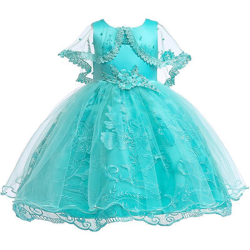 Girls Birthday Party Dress Children's Dress Dress Female Summer European and American Princess Pettiskirt