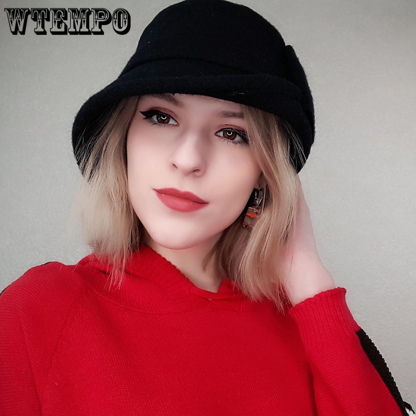 Winter Women Thick Warm  Pullover Sweater Office Loose Knited Hooded Sweatshirt Drawstring Plus Size Sweater Outwear