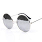 Mirrored Retro Round Sunglasses Men Women Brand Designer Female Male Sun Glasses Men's Women's Vinta