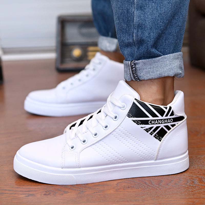Fashion Men Shoes New Men Casual Shoes High Top Sneakers Men Vulcanized Shoes Platform Sneakers Quality Mens Sneakers