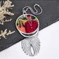Sublimation Heat Transfer Personalized Angel Wings Pendant Car Interior Pendant, 2 Sided Photo Keychain, Memorial Keychain, Memory Gift