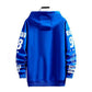 Fortune Tiger Print Teen Sweater Suit Spring Campus Sports Suit Hooded Pullover Casual Loose Clothing Men