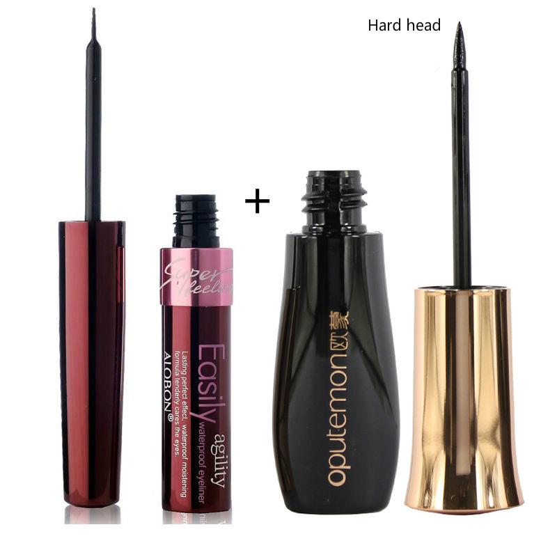 Eyeliner is smooth, ultra-fine soft tip, black pen, fast-drying long-lasting non-staining eye makeup