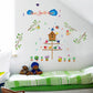 [sticker ]Tree Bird Sweet Net Wall Stickers For Kids Rooms Baby Room Nursery Bedroom Living Room Ho