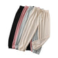 Summer Thin Anti-mosquito Pants Ice Silk Bloomers Female Students Korean Version of Loose and Thin Waist Nine-point Harlan Casual Pants