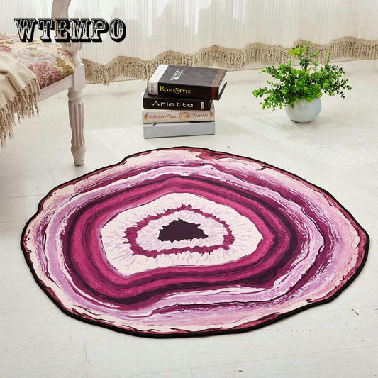 Beach towel wall hanging women round circle fringe geometric floral print beach tapestry