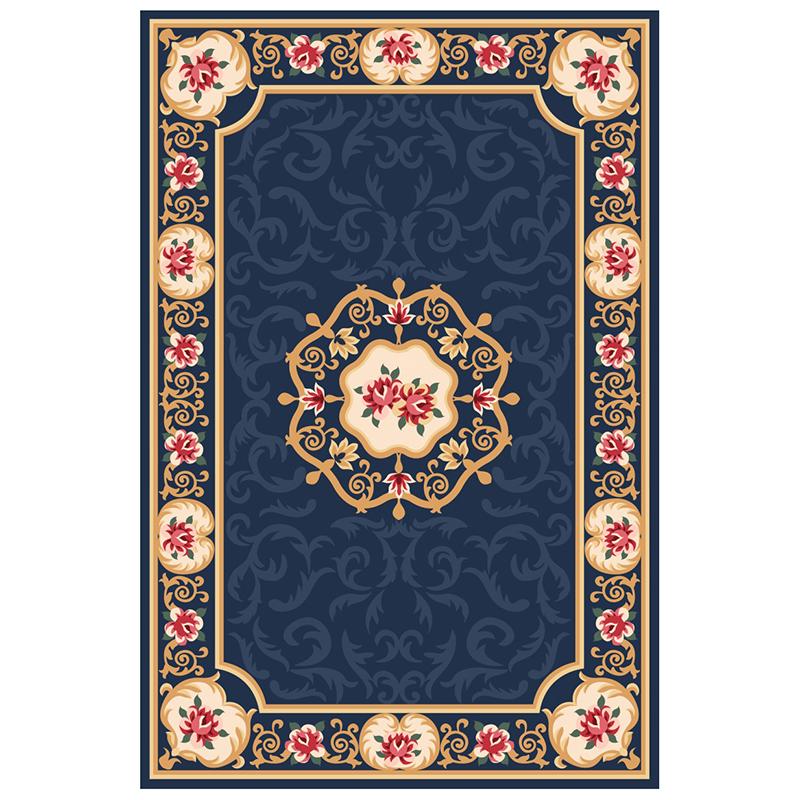 Non-slip Household Carpet Bedroom Bedside Luxury Washable Carpet European Style Carpet Living Room Carpet