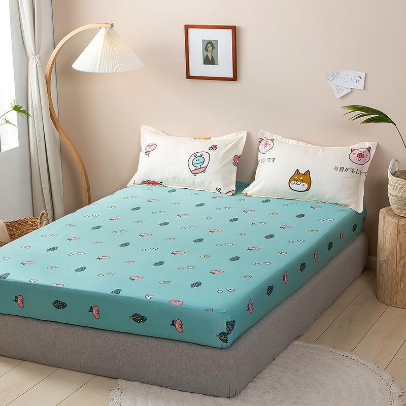 Three-piece Cover Sheet Bed Simmons Protective Cover All-inclusive Non-slip Fixed Bed Cover Bed Cover Sheet Pillowcase Set