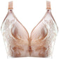 Large Size Underwear Thin Section No Steel Rings Gathering Large Breasts Adjustable Large Bra