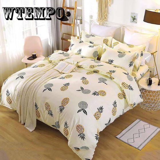 WTEMPO Brand Soft Quilt Duvet Cover Bedding Set Bed Linen Double Queen Size Bedclothes