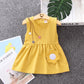 Girls' Cotton Skirt Summer Girls' Princess Skirt Children's Sleeveless Dress Baby Summer 1-4 Years Old