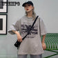 O-neck T-Shirts Summer Short Sleeve T Shirt Women Harajuku Printed T-shirt Casual Tee Tops Women