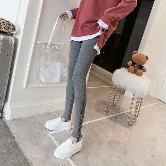 Fleece Leggings Women Wear High Waist and Look Thin In Autumn and Winter Plus Fleece Thickened Warmth Bottoming Stretch Pants Modified Leg Type