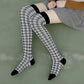 Autumn and Winter Knee Socks Thin Socks  Korean College Wind High Tube Pile Hose Leg Warmers Striped