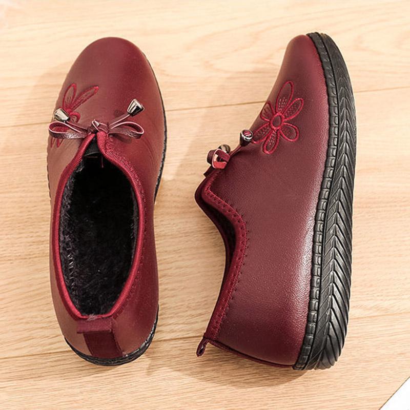 Non-slip Mother Shoes Winter Women's Cotton Shoes Plus Velvet Thick Women's Snow Boots Waterproof