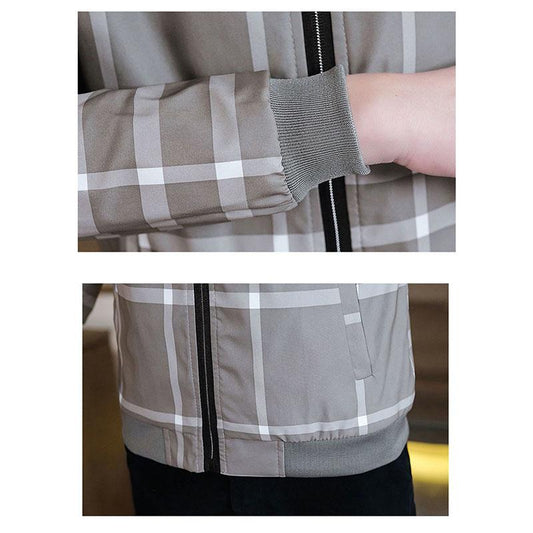 Fall Jacket Jacket Men's Trend Slim Young Students Casual Men's Baseball Uniform