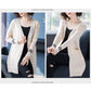 Spring and Autumn Knitted Cardigan Sweater Mid-length Loose Long-sleeved Jacket Fashion Thicker Women's Jacket