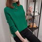 Sweater Women Autumn Winter Hedging Short Half-high Collar Thick Slim Knitted Bottoming