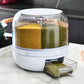 Piped To Rotate Mixed Grain Barrels Sealed Anti-moisture Moisture Home Multi-function Grain Reservoir Box Rice Storage Box