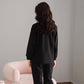Women Pajamas Set Long Sleeve Pyjamas Suit Spring Autumn Sleepwear Winter Home Wear Loose Casual Pullover Round Neck Cute Nightwear Tops Pants