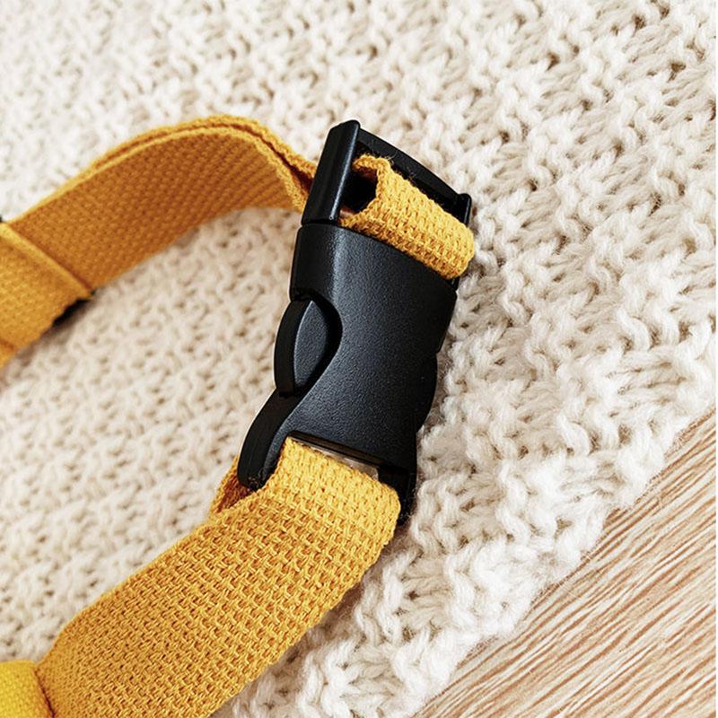 Parent-child Bag Cute Unisex Children Canvas Sling Bag Outdoor Travel Boy Girl Shoulder Crossbody Chest Bag for Gift