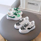 Children's Shoes Spring and Summer Mesh Breathable Plaid Shoes Boys and Girls Sneakers 1-6 Years Old