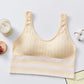 U-shaped INS Style Running Shockproof Gather Fitness Anti-sagging Thin Threaded Bottoming Sports Underwear Bra