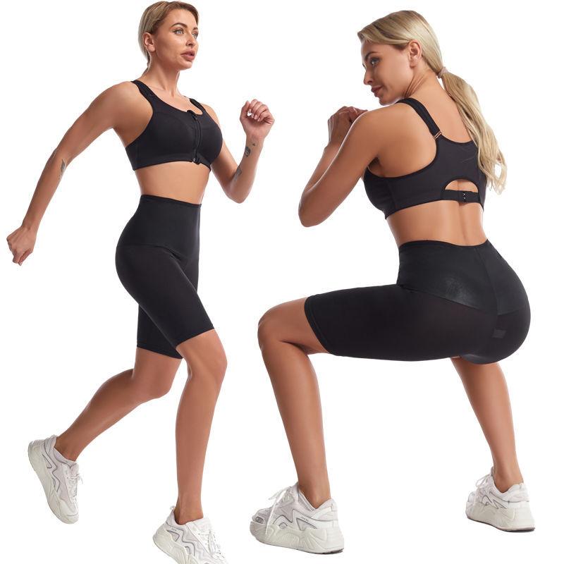Women Thin Fitness Casual High Waist Biker Shorts Summer Slim Knee-Length Bottoms Black Cycling Shorts Streetwear Yoga Shorts