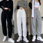 Gray Casual Sports Pants Women's Spring and Autumn Korean Style Loose High-waisted Footwear Pants Wide-leg Pants Tide