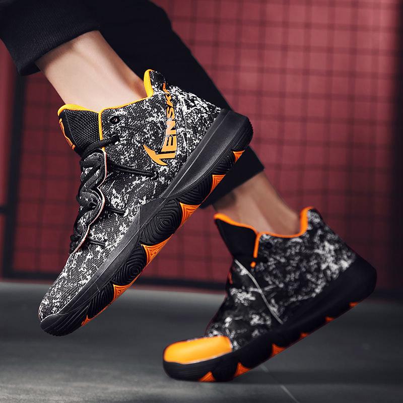 Men Sneakers Basketball Shoes Non-slip Shockproof Lightweight Breathable Running Shoes Tactical Boot