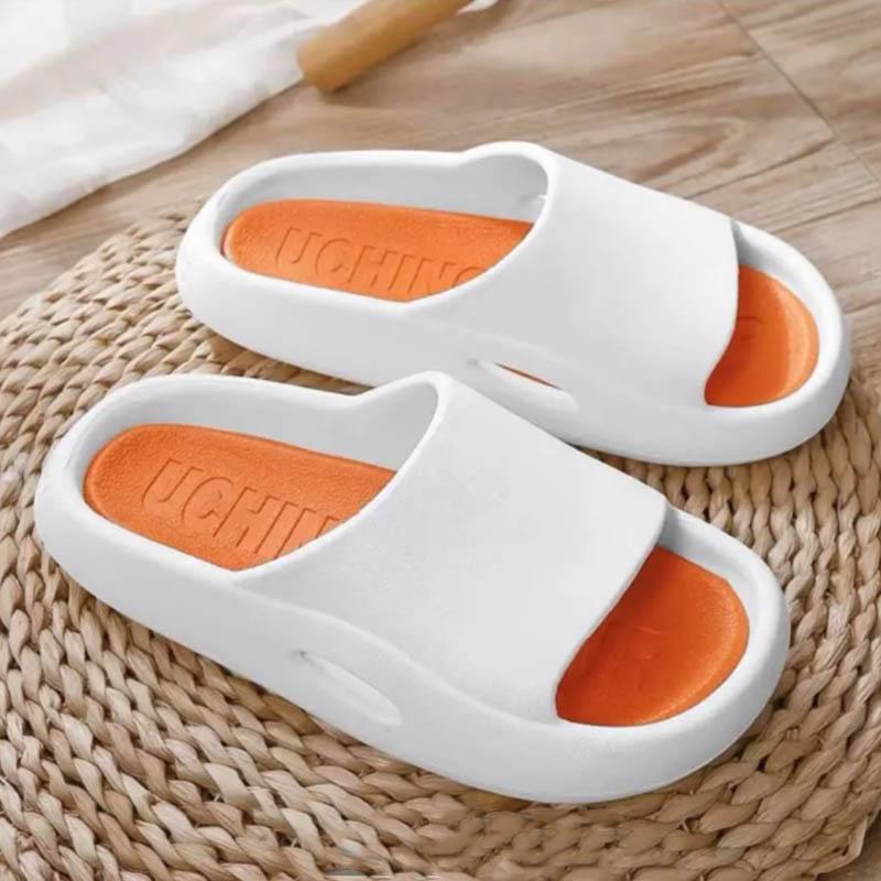 Slippery Slippers Men's Thick Bottom Korean Version Summer Fashion All-match Casual Comfortable Non-slip Home Men's Slippers