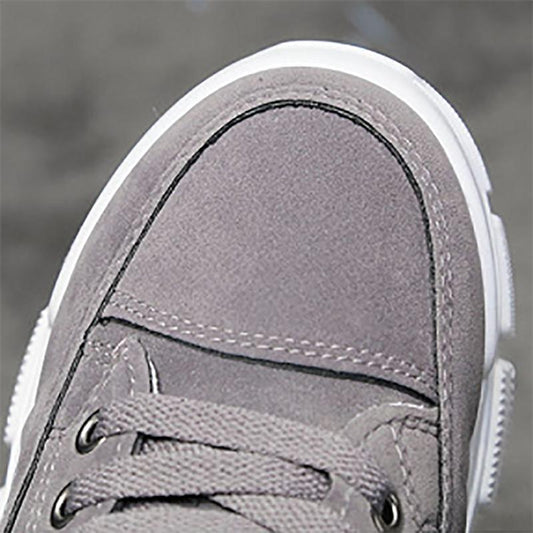 Winter Plus Velvet Women's Shoes Thick Warm Cotton Shoes Flat Heel Platform All-match Student High Tube