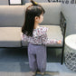 Korean Version Long Sleeve Girls' Spring and Autumn Children's Wear Floral Suit for 0-1-2-3-4 Years Old Infants