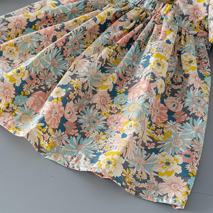 Toddler Baby Girls Clothes Summer Short Sleeve Floral Princess Birthday Dress Dresses for Girl Baby Clothing Thin Costume Dress