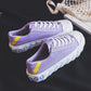 Canvas Shoes Women 2020 Spring and Aummer Women's Lace-up Casual Shoes Without Heel Half Support One Pedal Lazy Shoes