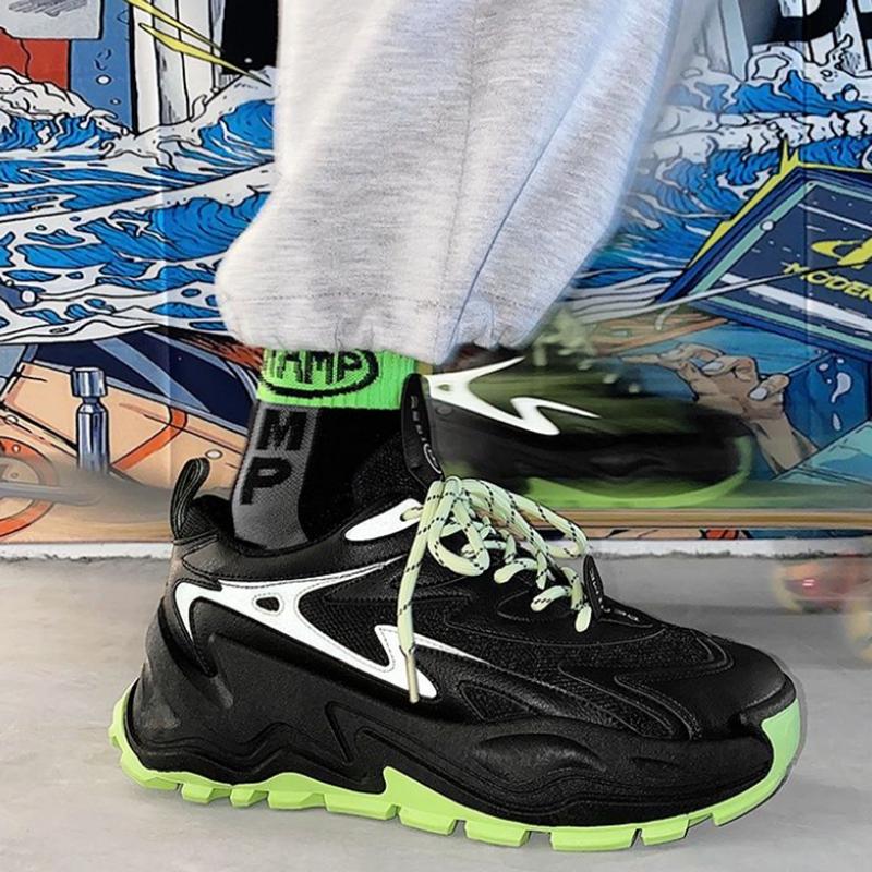 Sports Shoes Men's Breathable All-match Trend Casual Sports Shoes Ins Old Shoes Running Shoes