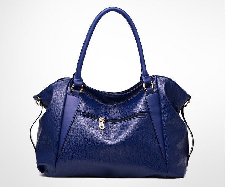 Women Handbag Female PU Leather Bags Ladies Portable Shoulder Totes Office Ladies Hobo