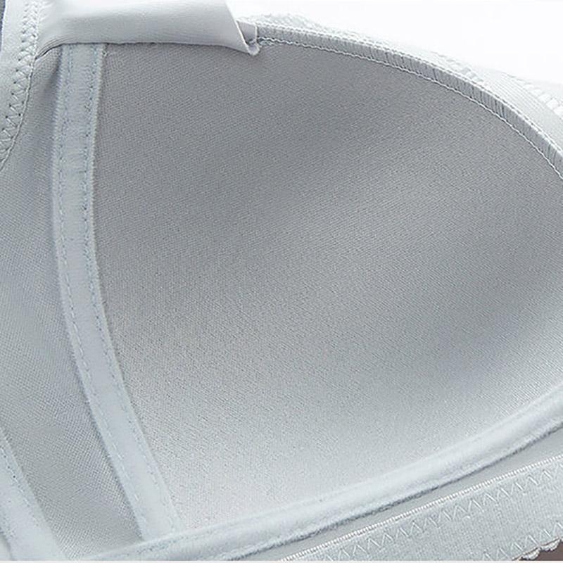 Spring and Summer Thin Sexy Lace Full Cup Anti-sagging Without Steel Ring Gathers and Collects Breasts Women's Underwear Bra