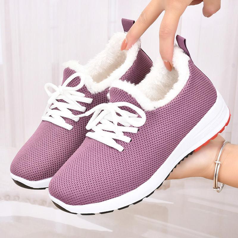 Winter Women's Sports Shoes Fashion Cotton Boots Women's Warm and Comfortable Shoes Leisure Sports Cotton Shoes
